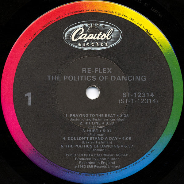 Re-Flex (2) : The Politics Of Dancing (LP, Album)