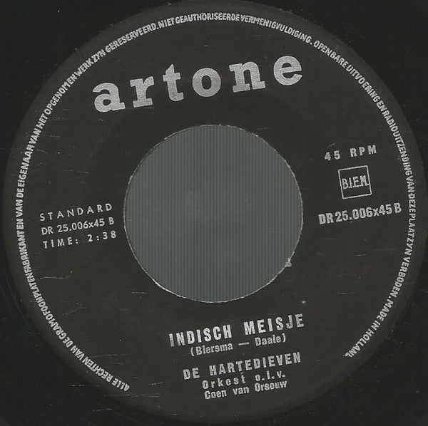 De Hartedieven : Tabé Ouwe Reus! (7", Single)
