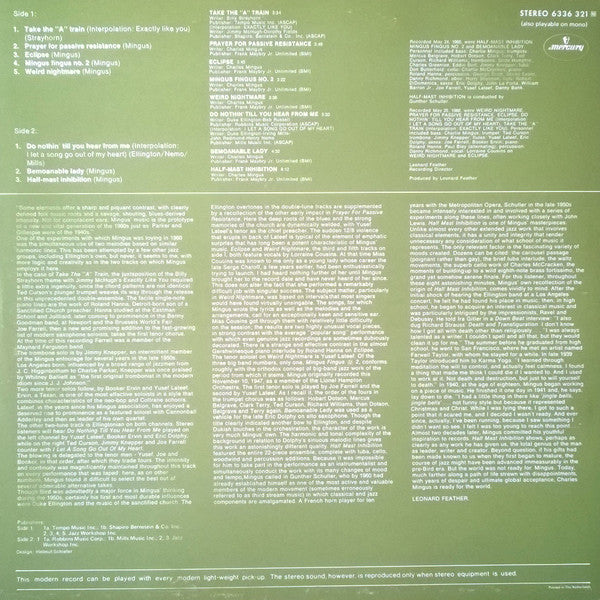 Charles Mingus : Pre-Bird (LP, Album, RE)