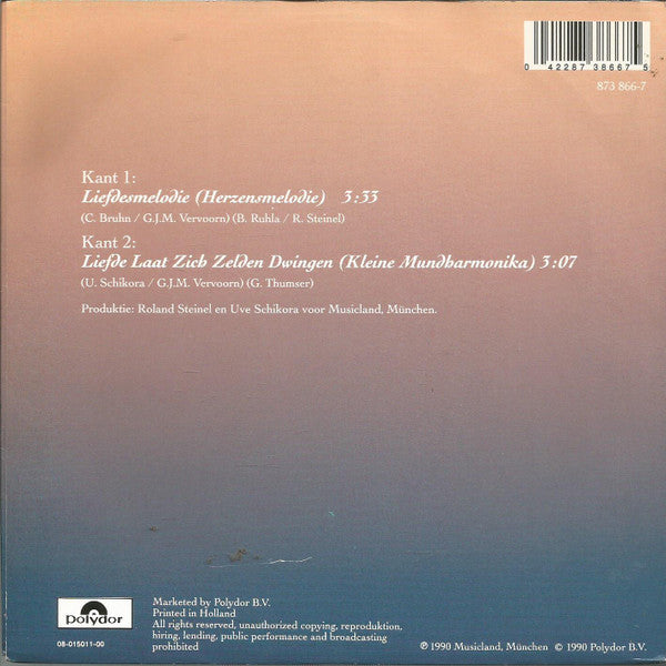 Heintje : Liefdesmelodie (7", Single)