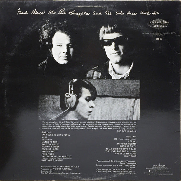 Red Krayola : God Bless The Red Krayola And All Who Sail With It (LP, Album, RE)