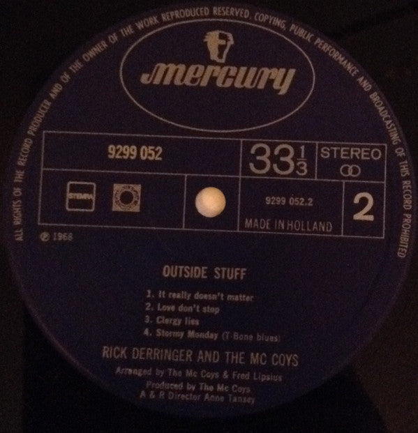 Rick Derringer And The McCoys : Outside Stuff (2xLP, Comp)