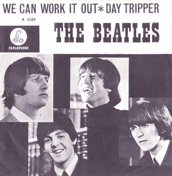 The Beatles : We Can Work It Out / Day Tripper (7", Single, Whi)