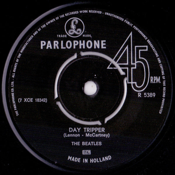 The Beatles : We Can Work It Out / Day Tripper (7", Single, Whi)