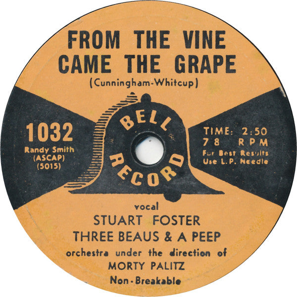 Various : Somebody Bad Stole De Wedding Bell / From The Vine Came The Grape (7")