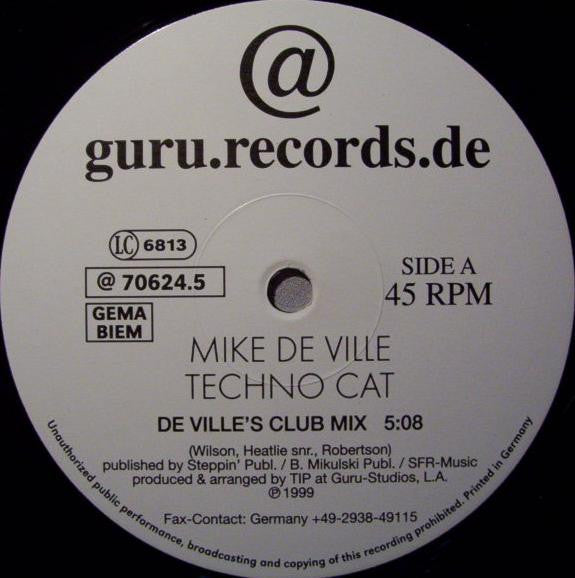 Mike De Ville : Techno Cat (12")