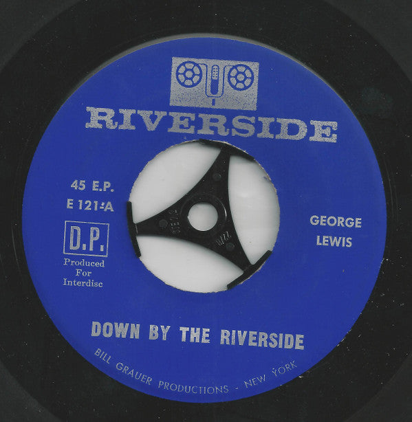 George Lewis' Ragtime Band : Volume 2 - Down By The Riverside  (7", EP)