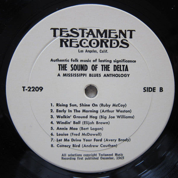 Various : The Sound Of The Delta (LP, Album, RE)