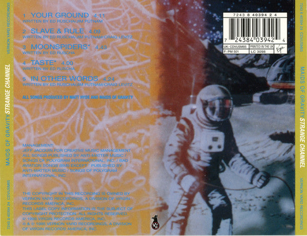 Maids Of Gravity : Strange Channel (CD, EP)