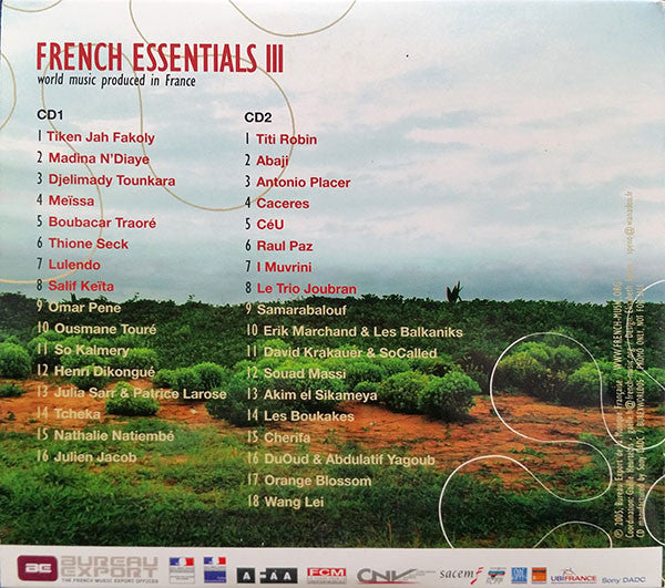 Various : French Essentials III: World Music Produced In France (2xCD, Comp, Promo, Car)