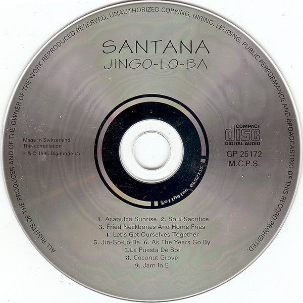 Santana : Jingo-Lo-Ba (CD, Comp)