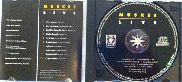 Harry Muskee : Live (CD, Album)