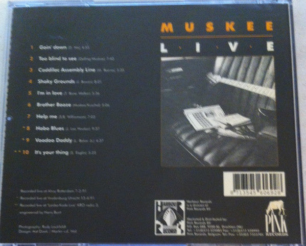 Harry Muskee : Live (CD, Album)