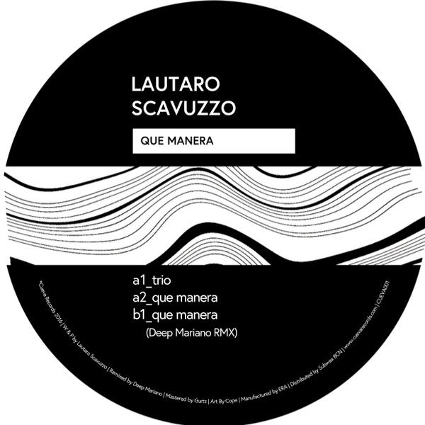 Lautaro Scavuzzo : Que Manera EP (12", EP)