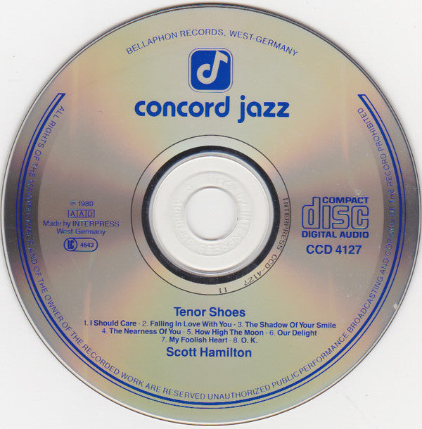 Scott Hamilton : Tenorshoes (CD, Album)