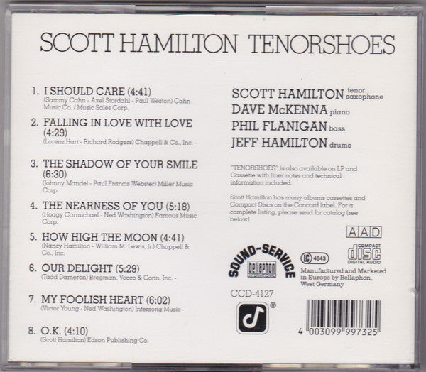Scott Hamilton : Tenorshoes (CD, Album)