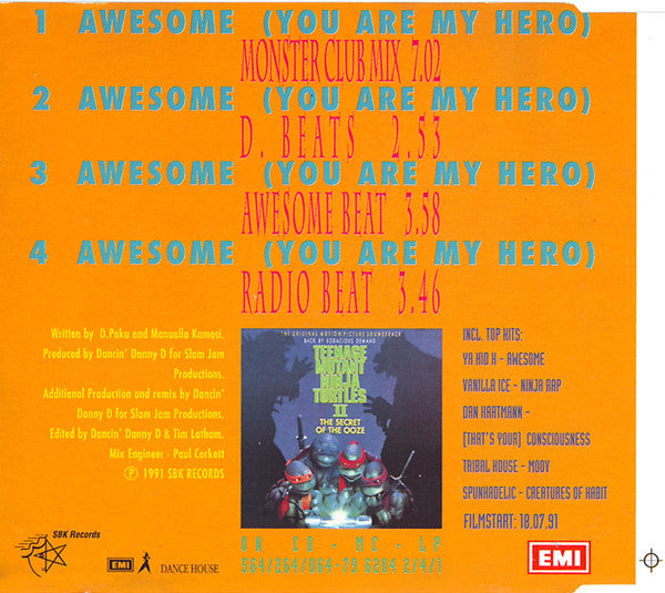 Ya Kid K : Awesome (You Are My Hero) (Remix Vol. 1) (CD, Maxi)