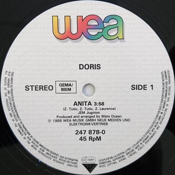 Doris* : Anita (12", Maxi)