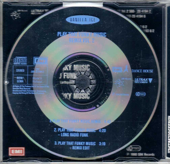 Vanilla Ice : Play That Funky Music (Remix Vol. 2) (CD, Maxi)