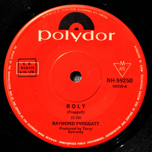 Raymond Froggatt : Roly (7", Single, Mono)