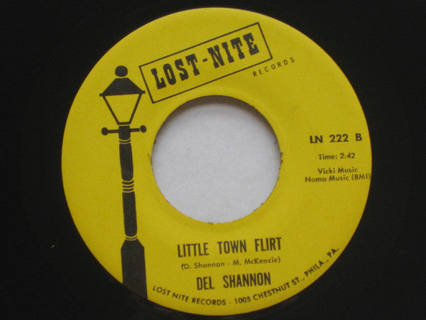 Del Shannon : Hats Off To Larry / Little Town Flirt (7", RE, Bla)