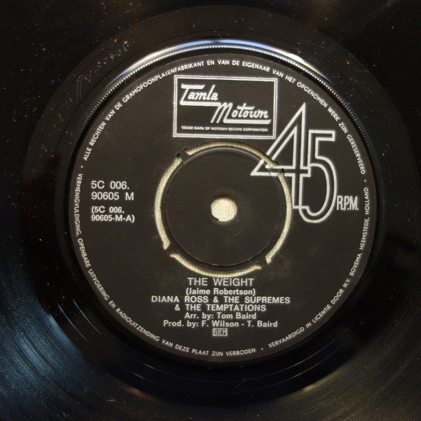 The Supremes And The Temptations : The Weight (7", Single)