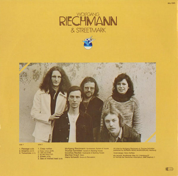 Wolfgang Riechmann & Streetmark : Wolfgang Riechmann & Streetmark (LP, Album)