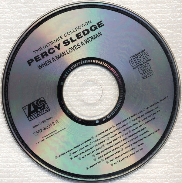 Percy Sledge : The Ultimate Collection - When A Man Loves A Woman (CD, Comp, RE)