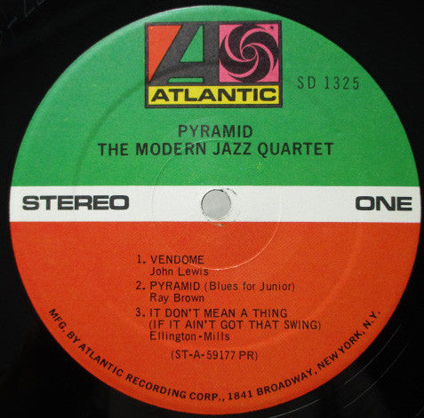 The Modern Jazz Quartet : Pyramid (LP, Album, Pre)