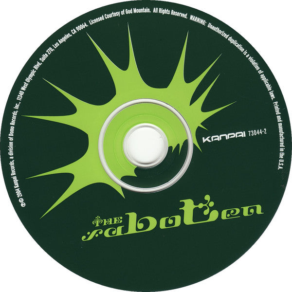 The Saboten : The Saboten (CD, Album, RE)