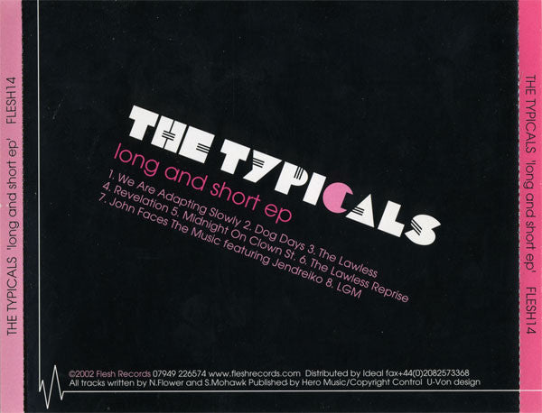 The Typicals : Long And Short EP (CD, EP)