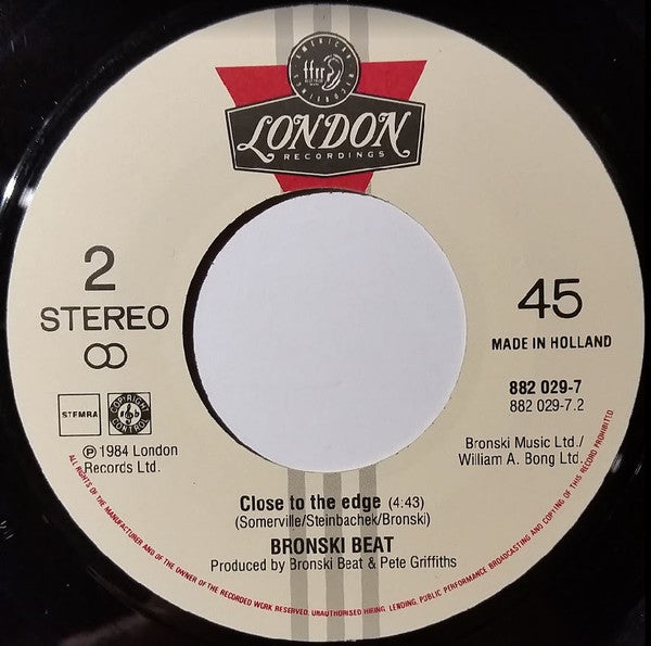 Bronski Beat : It Ain't Necessarily So (7")