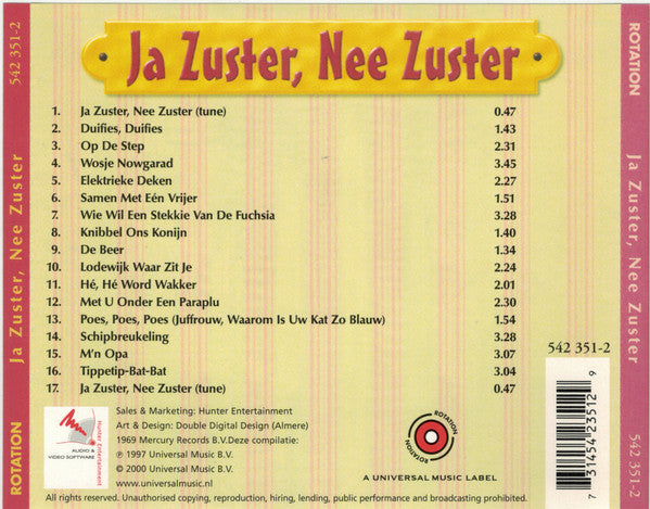 Various : Ja Zuster, Nee Zuster (CD, Comp, RE)