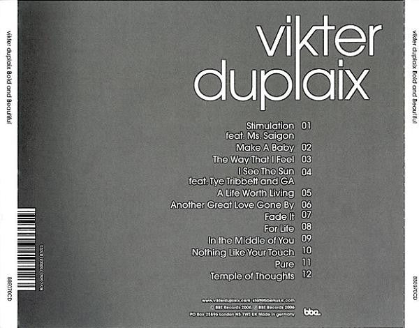 Vikter Duplaix : Bold And Beautiful (CD, Album)
