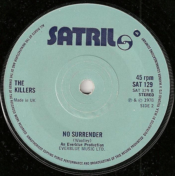 The Killers (2) : Killer (On The Dance Floor) (7")