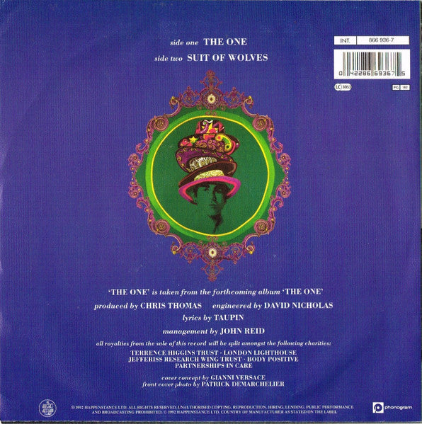 Elton John : The One (7", Single)