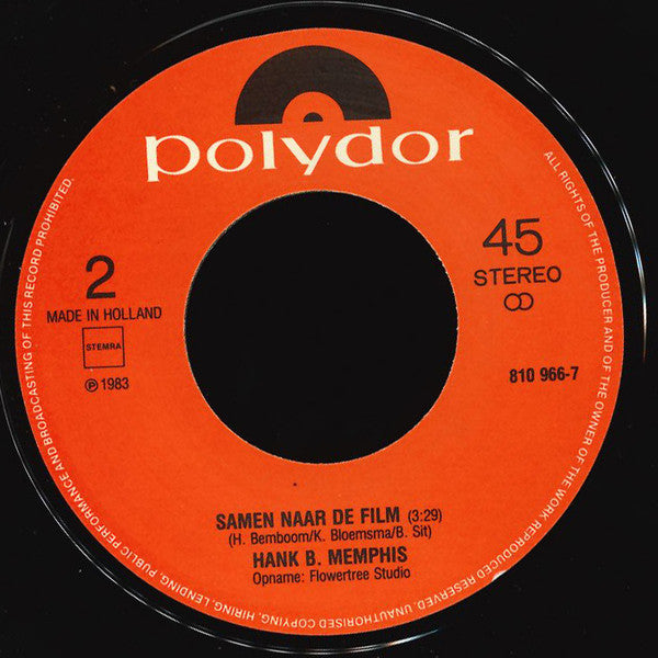 Hank B. Memphis : Ollie B. Bommel (7", Single)