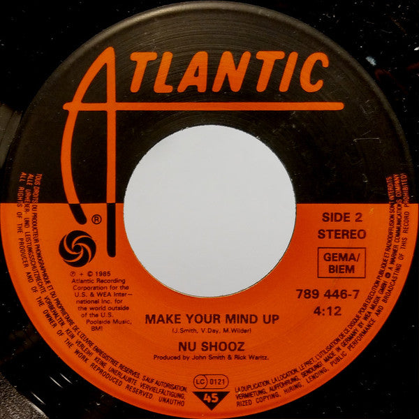 Nu Shooz : I Can't Wait (7", Single)