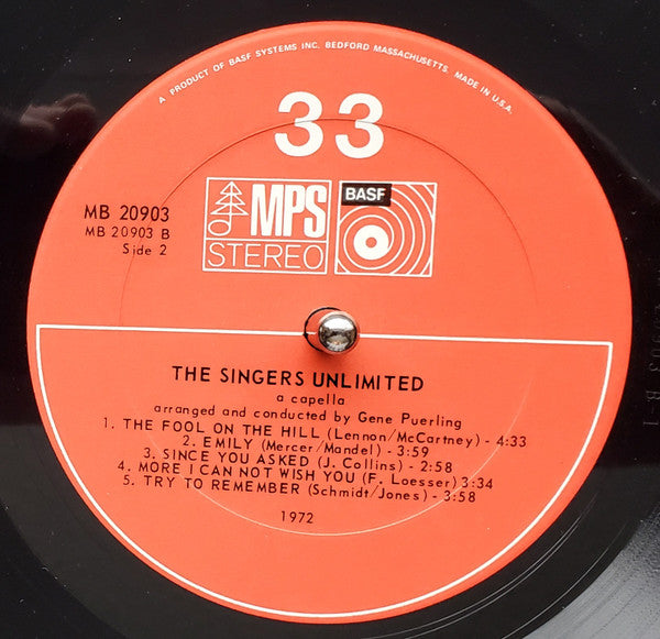 The Singers Unlimited : Try To Remember (LP)