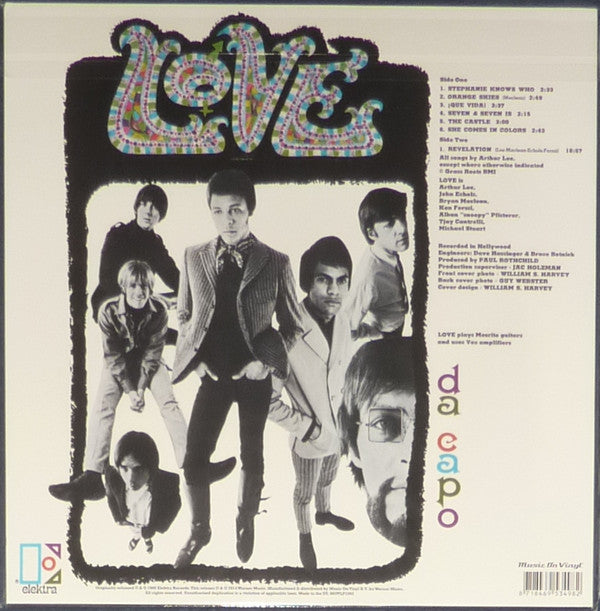 Love : Da Capo (LP, Album, Ltd, Num, RE, Gol)