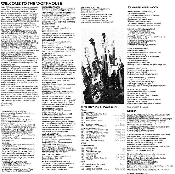 Clive Gregson : Welcome To The Workhouse (LP, Album)