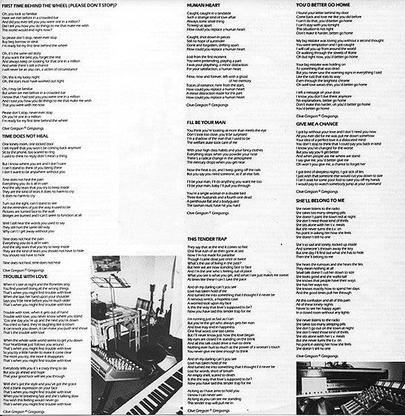 Clive Gregson : Welcome To The Workhouse (LP, Album)