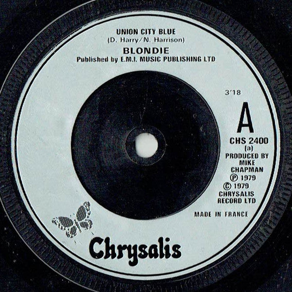Blondie : Union City Blue (7", Single, Sil)