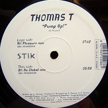 Thomas T. : Pump Up! (12")
