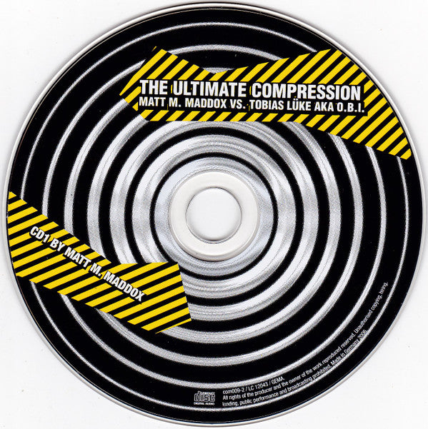 Matt M. Maddox vs. Tobias Lüke AKA O.B.I. : The Ultimate Compression (CD, Mixed + CD, P/Mixed)