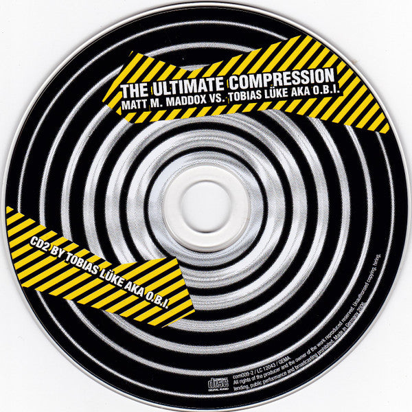 Matt M. Maddox vs. Tobias Lüke AKA O.B.I. : The Ultimate Compression (CD, Mixed + CD, P/Mixed)