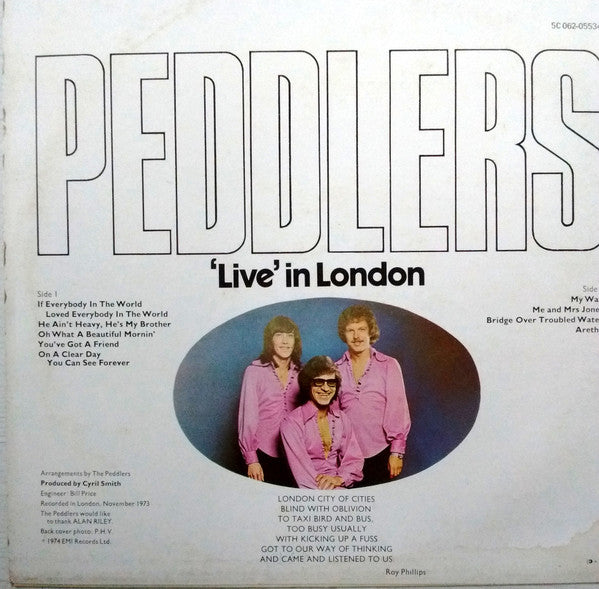 The Peddlers : 'Live' In London (LP, Album)