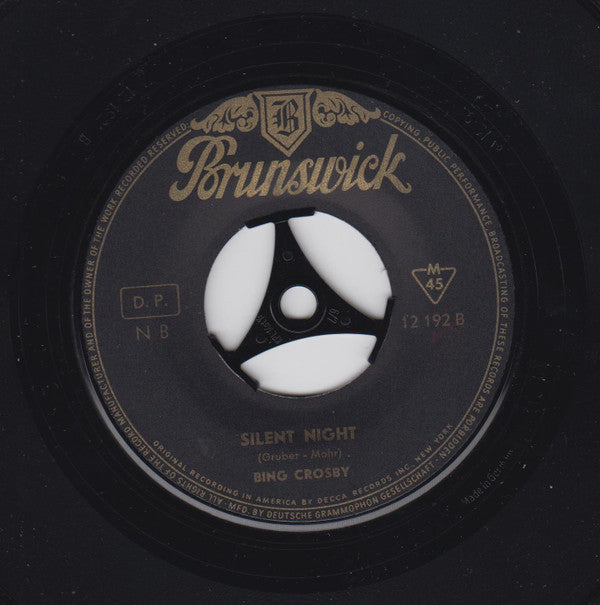 Bing Crosby : White Christmas (7", Single, Mono, Club)