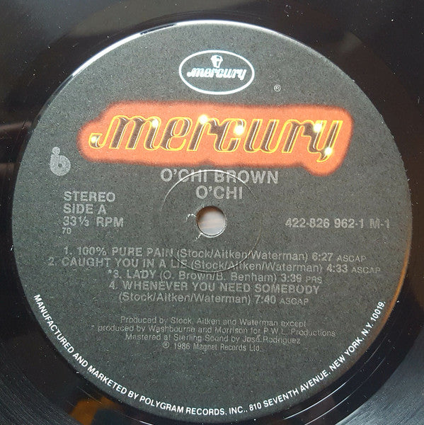 O'Chi Brown : O'Chi (LP, Album)