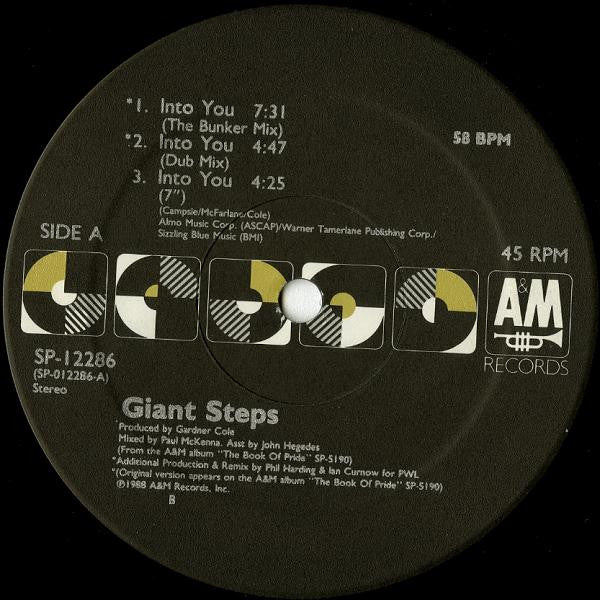Giant Steps (2) : Into You (12", Single)